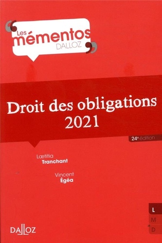 Droit des obligations  Edition 2021