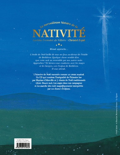 La merveilleuse histoire de la Nativité  avec 1 CD audio