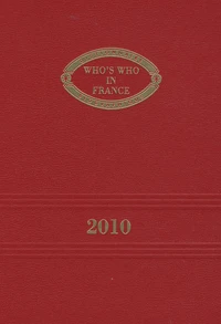 Who's Who in France 2010