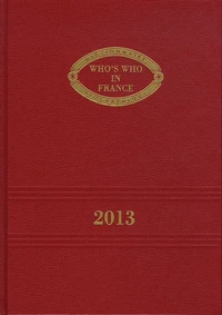 Who's Who in France 2013