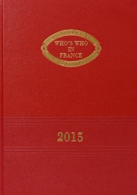 Who's Who in France 2015