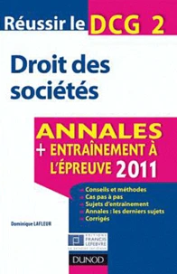 Réussir le DCG 2 Droit des sociétés