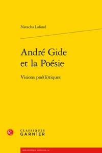 André Gide et la poésie