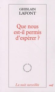 Que nous est-il permis d'espérer ?