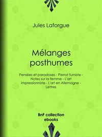 Mélanges posthumes