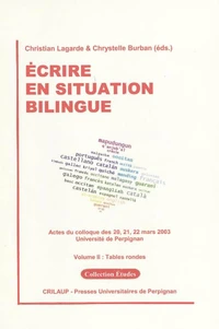 Ecrire en situation bilingue
