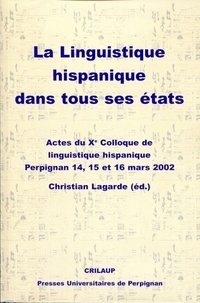  Lagarde - La linguistique hispanique dans tous ses états.