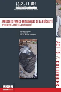 Approches franco-britanniques de la précarité