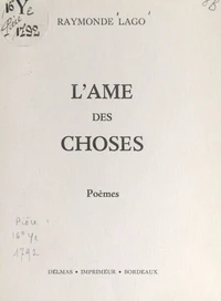 L'âme des choses