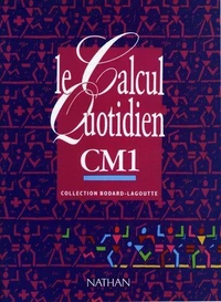 Le calcul quotidien, cours moyen 1re année