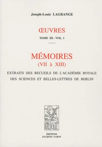 Oeuvres Tome 3