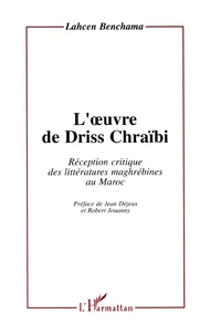 L'oeuvre de Driss Chraïbi