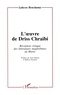 Lahcen Benchama - L'oeuvre de Driss Chraïbi - Réception critique des littératures maghrébines au Maroc.
