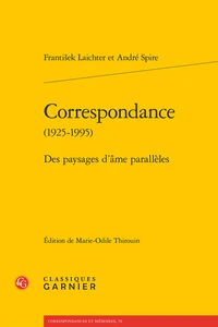 Correspondance (1925-1995)