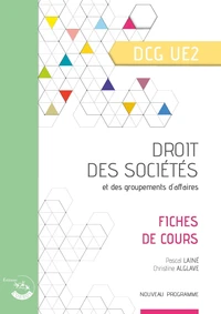Fiches en droit des sociétés UE 2 du DCG