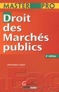 Droit des Marchés publics