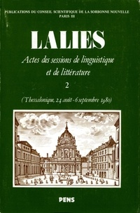 LALIES - Lalies N° 2 : .