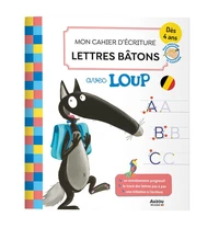Mon cahier d'écriture lettre bâtons avec Loup