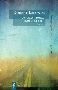 Un coeur rouge dans la glace