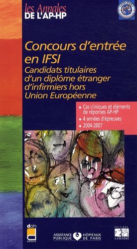  Lamarre - Concours d'entrée en IFSI - Candidats titulaires d'un diplôme étranger d'infirmier hors Union Européenne.