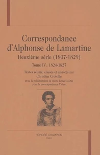 Correspondance d'Alphonse de Lamartine deuxième série (1807-1829)