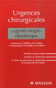 Urgences chirurgicales en gynécologie-obstétrique