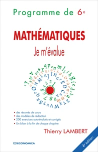 Mathématiques - Je m'évalue