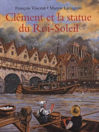 Clément et la statue du Roi-Soleil