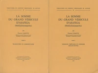 La somme du grand véhicule d'Asanga (Mahayanasamgraha)