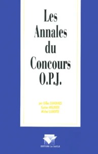 Les Annales Du Concours Opj