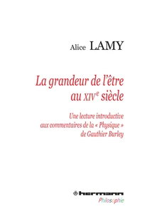 La grandeur de l'être au XIVe siècle