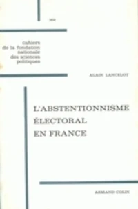 L'abstentionnisme électoral en France