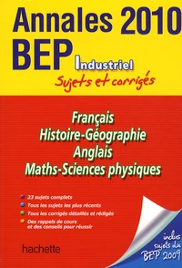 Annales BEP Industriel Sujets et corrigés