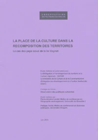 La place de la culture dans la recomposition des territoires