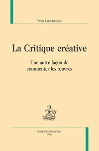 La critique créative