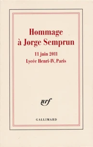 Hommage à Jorge Semprun