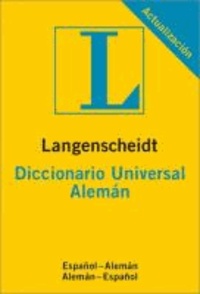 Langenscheidt Diccionario Universal Alemán - Deutsch - Spanisch / Spanisch - Deutsch.