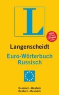 Langenscheidt Euro-Wörterbuch Russisch - Russisch-Deutsch/Deutsch-Russisch.