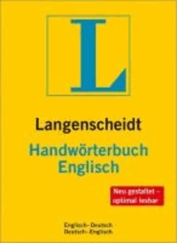 Langenscheidt Handwörterbuch Englisch - Englisch - Deutsch / Deutsch - Englisch.