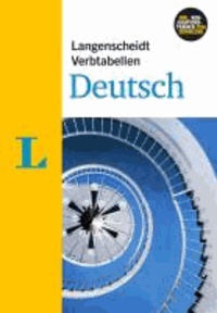 Langenscheidt Verbtabelle Deutsch - Unregelmäßige und regelmäßige Verben richtig konjugiert.