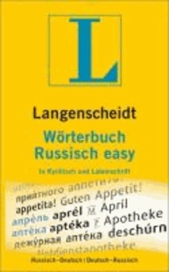 Langenscheidt Wörterbuch Russisch easy - In Kyrillisch und Lateinschrift. Russisch - Deutsch / Deutsch - Russisch.