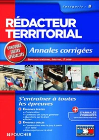Rédacteur territorial Catégorie B