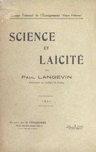 Science et laïcité