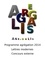 Programme agrégation 2014 - Lettres modernes - Concours Externe. Agrégalis