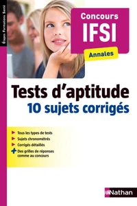 Tests d'aptitude Annales concours IFSI