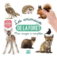  Langue au chat - Les animaux de la forêt - Avec de grands stickers.