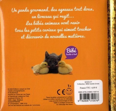 La ferme à toucher Langue au Chat Editions d'occasion - KIDIBAM