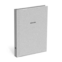 Agenda scolaire international 125*175 mm  - silver grey  - QC SPARKLE