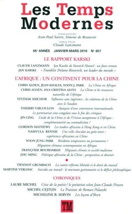 Le rapport Karski ; L'Afrique : un continent pour la Chine