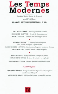 Les Temps Modernes N° 660, Septembre-octobre 2010